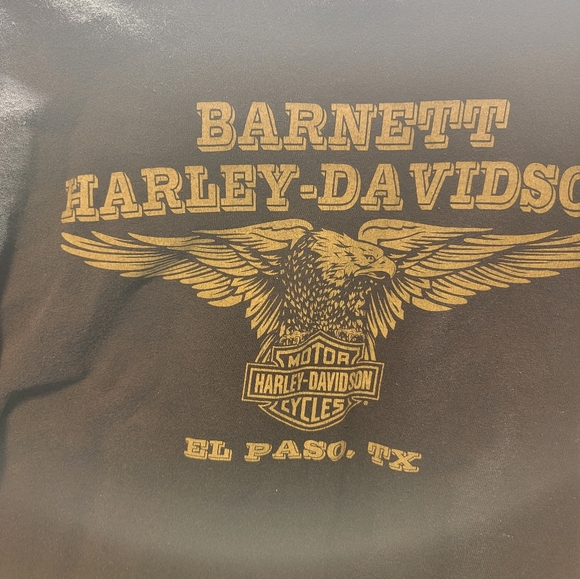 HARLEY DAVIDSON Barnett El Paso Texas XLarge Black T-shirt 2010 - Picture 3 of 4